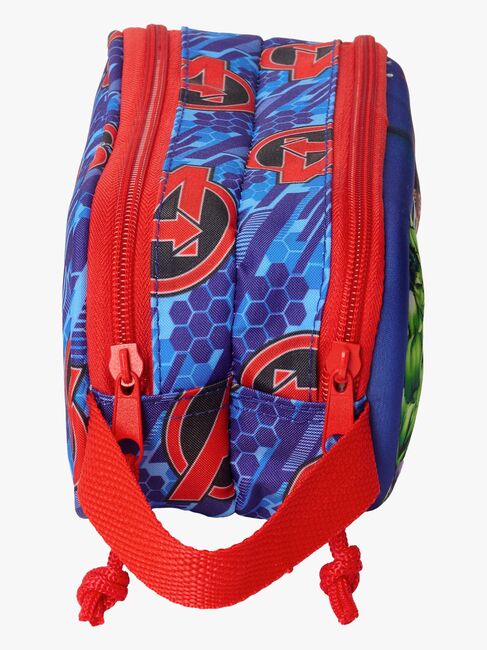 Marvel Avengers 3D Doppel-Federmäppchen, Blau