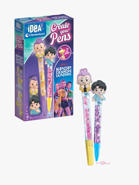 Clementoni Idea! K-Pop Demon Hunters Create Your Pens Stifte Rumi & Jinu 8010KPDH-56-2540_1.jpg