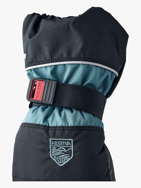 Hestra Kids Czone Fäustlinge, Black/Petrol