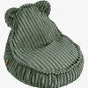 Meowbaby Churros Sitzsack Teddy, Olive Sage Green
