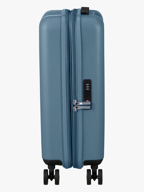 American Tourister Dynabelt Spinner Reisekoffer 36L, Rainstorm Blue