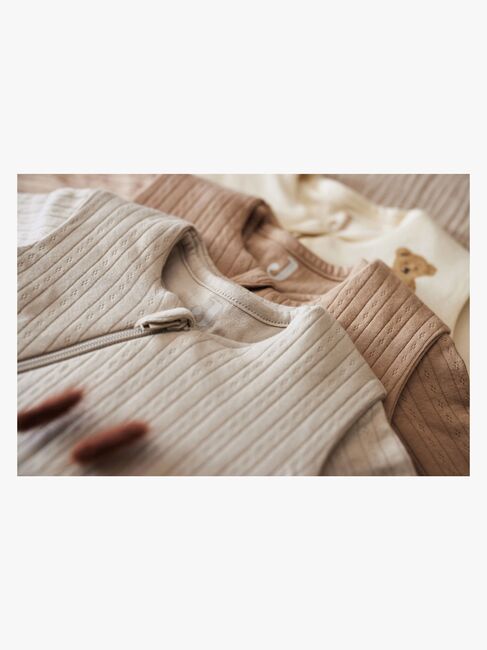 Jollein  2-in-1 Schlafsack 60 cm, Ajour Biscuit