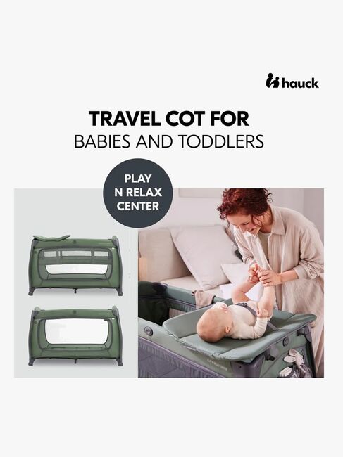 Hauck Play N Relax Center Reisebett, Dark Green