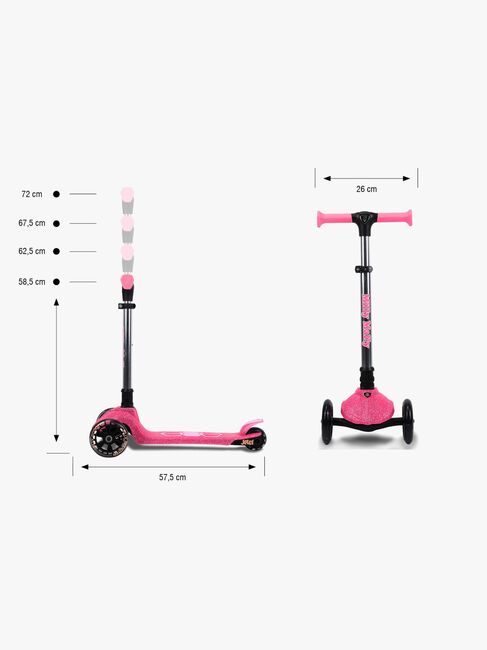 Milly Mally Jelly Tretroller, Rosa