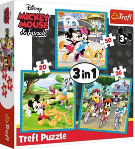 Trefl Micky Maus & Freunde Puzzles 3-in-1