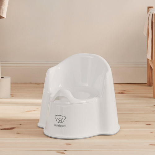 BabyBjörn Topfstuhl, White/Grey