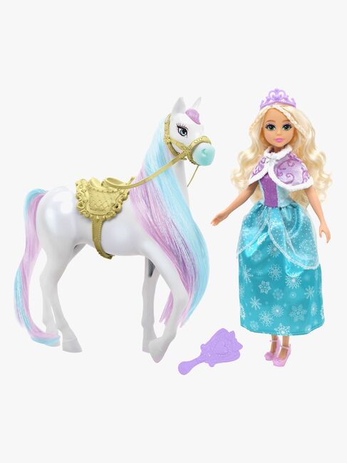 Dreameez Modepuppe Winterprinzessin mit Pferd 11126019-2462_3a.jpg