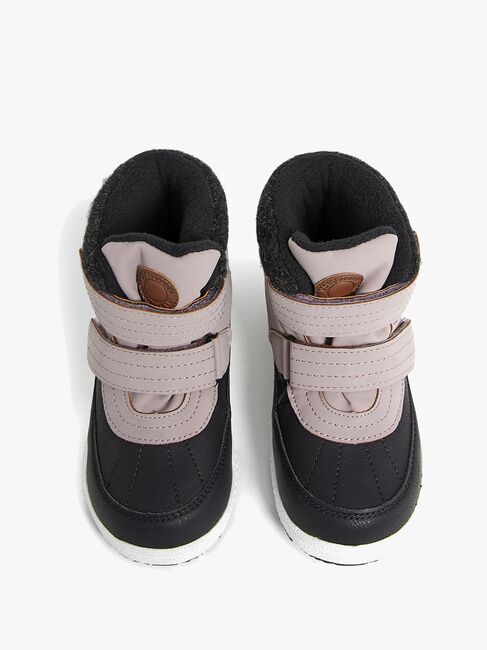 Nordbjørn Husky Winterstiefel, Black/Old Pink