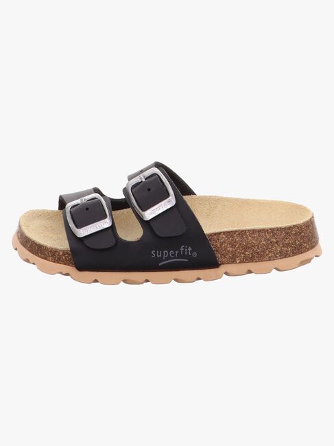 Superfit Fussbett Pantoffeln, Schwarz