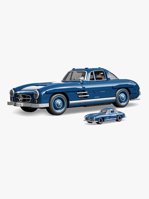 Mattel Brick Shop Hot Wheels Premium Series Bausatz Mercedes-Benz 300 SL 1600 Teile