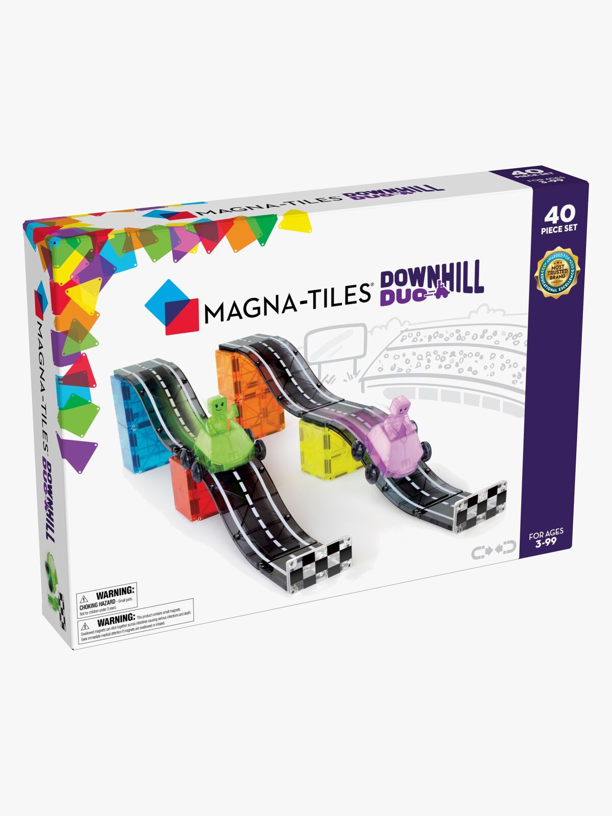 MAGNA-TILES Downhill Duo Bausatz 40 Teile
