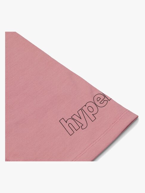 Hyperfied Jersey Logo Biker Shorts, Blush