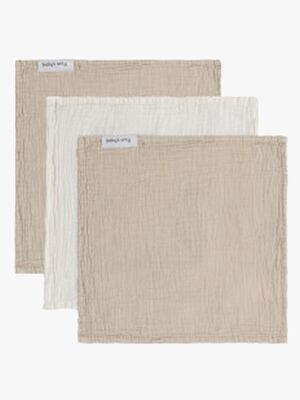 Baby's Only Tender Baumwolltuch 3er-Pack, Beige/Linen