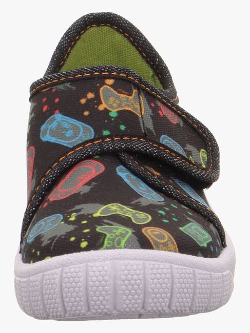 Superfit Bill Pantoffeln, Black/Multicoloured