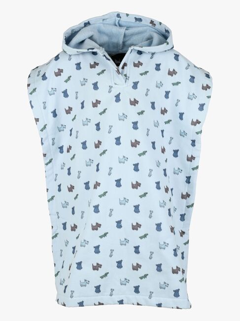 Lindberg Ljusvåg Poncho Handtuch, Blue/Light Blue