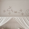 lis wycina Dream Big Little One 3 Wanddekoration Schwalben