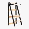 Duck Woodworks Klappbarer Lernturm, Schwarz