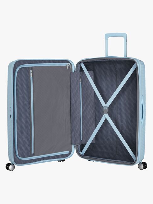 American Tourister Soundbox Spinner Reisekoffer 97L, Pastel Blue