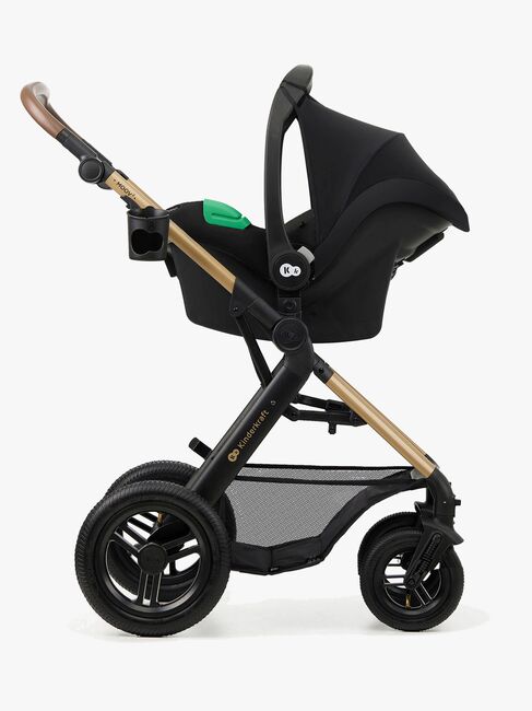 Kinderkraft MOOV 2 Air 3-in-1 Kombikinderwagen, Pure Black