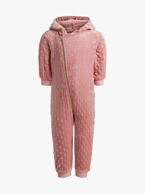 Petite Chérie Atelier Nour Fleece-Overall, Mellow Rose