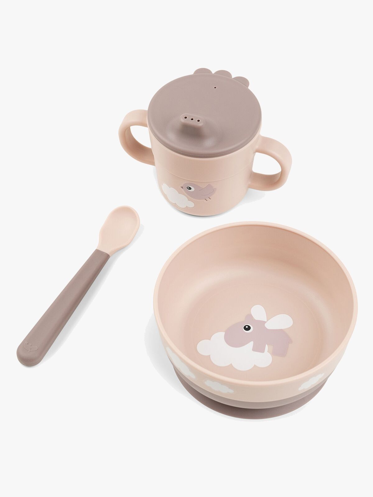 Done By Deer Foodie Geschirr-Set Happy Clouds, Powder