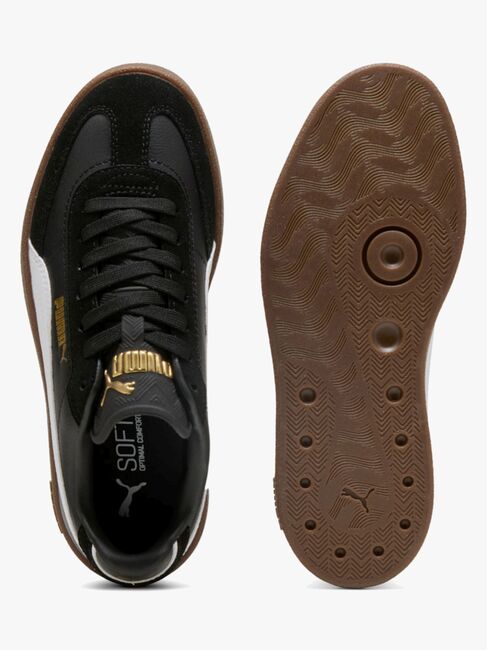 Puma Club II Era Jr Sneaker, Black/White