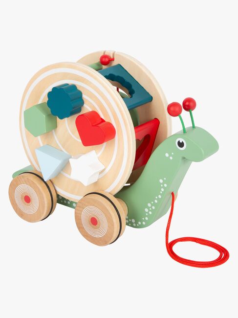 Small Foot Nachziehspielzeug mit Sortierspiel Schnecke