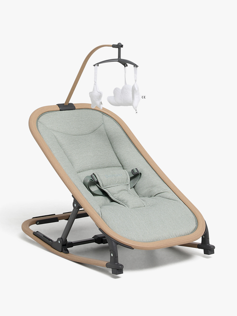 Beemoo PLAY Soothe Babywippe, Green Melange/Nature