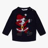 Luca & Lola Baby Pullover Santa Moves, Night Sky