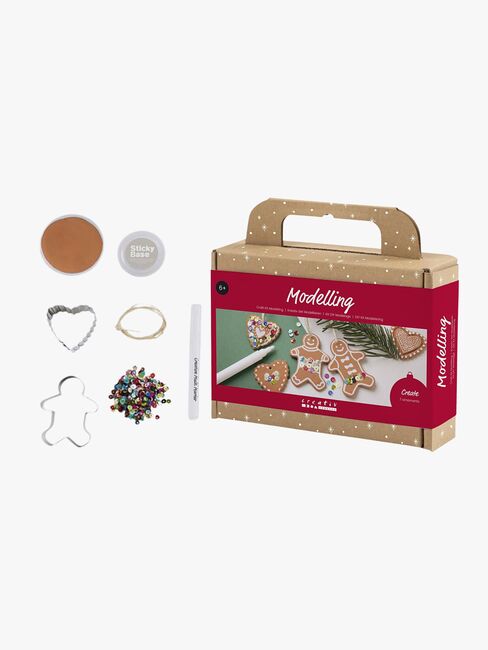Creativ Company DIY Kreativset Modelliermasse Lebkuchenfiguren