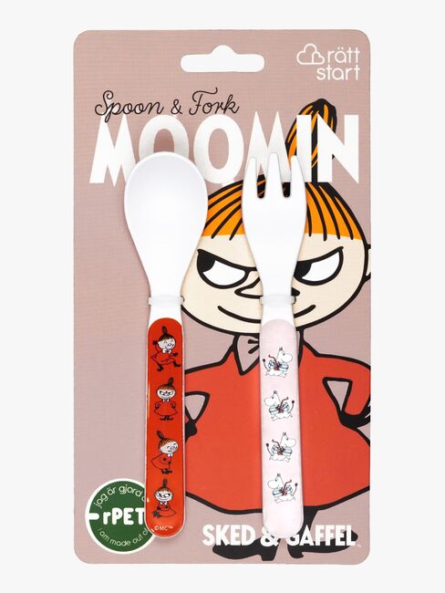 Mumin Kleine My Löffel und Gabel, Rosa