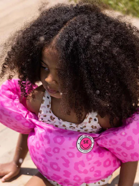 Swim Essentials Schwimmgürtel, Pink Leopard