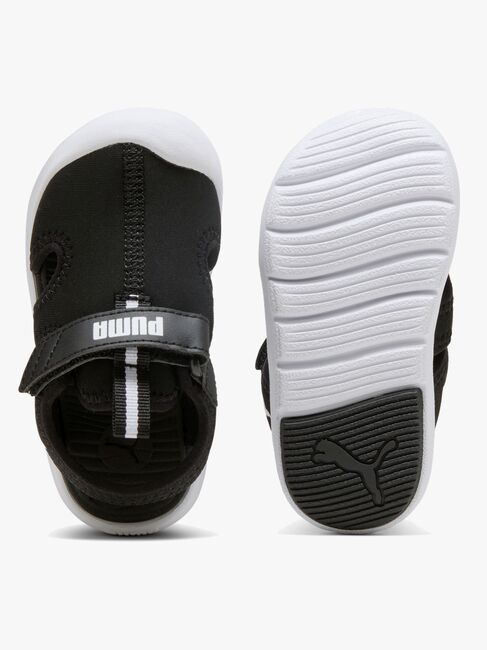 Puma Fun Racer V Infant Sandalen, Black/White
