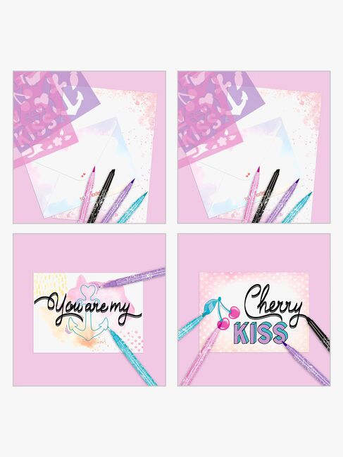 TOPModel Briefpapier Box Handlettering