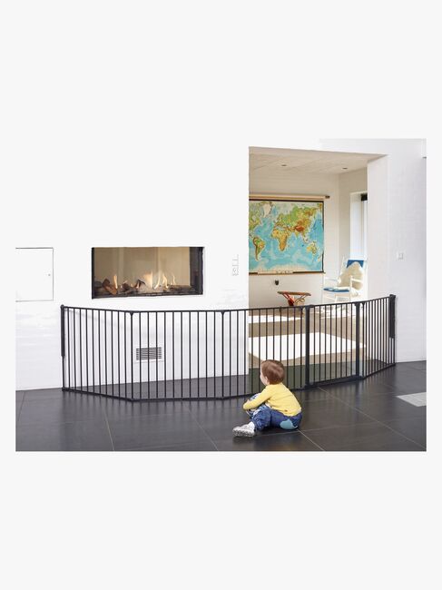 BabyDan Flex XXL Schraubgitter, Schwarz
