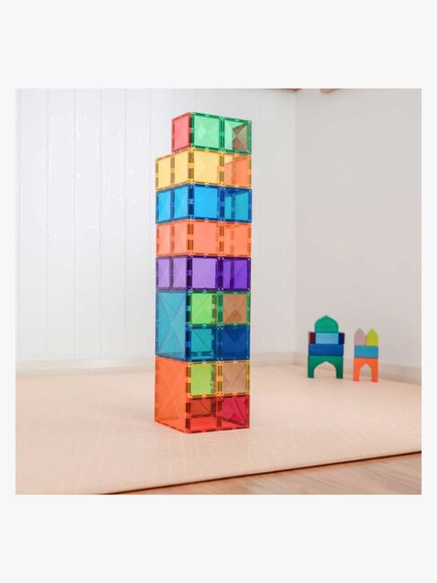 Connetix Magnetische Bauteile Rainbow Square 42 Teile