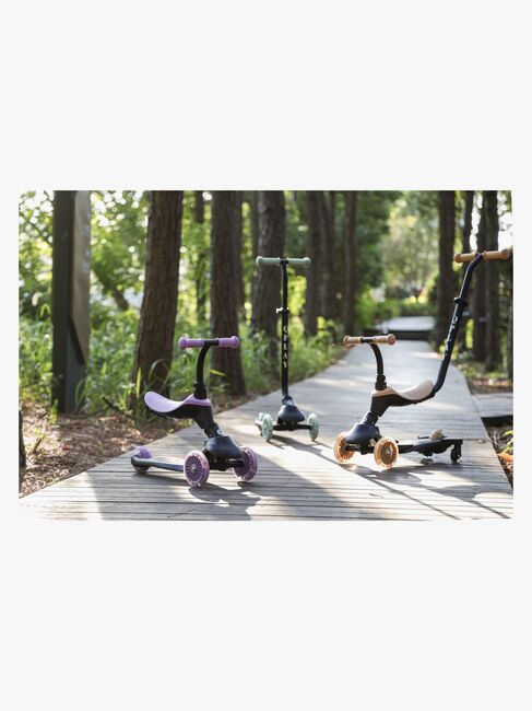 QPlay Sema Evo 5-in-1 3-rädriger Tretroller, Violett