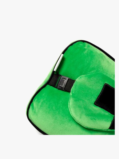 Relaxeazzz Plüsch Minecraft Reisekissen & Schlafmaske, Creeper CUSHMask-306-4817_3b.jpg