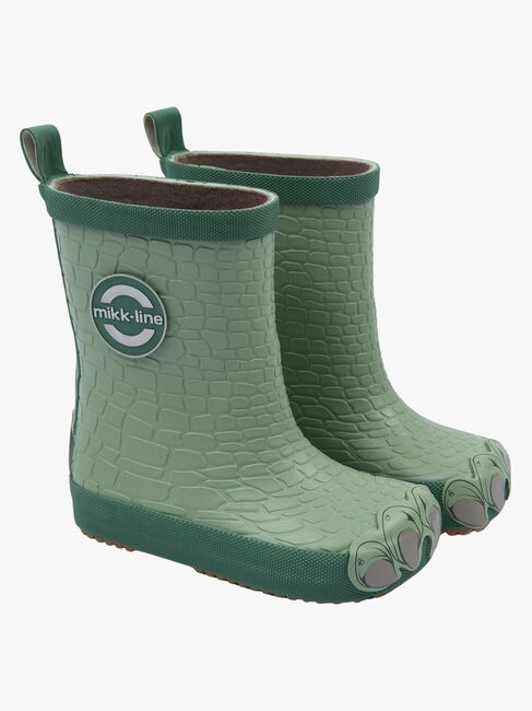 Mikk-Line Barefoot Dragon Gummistiefel, Green Milieu