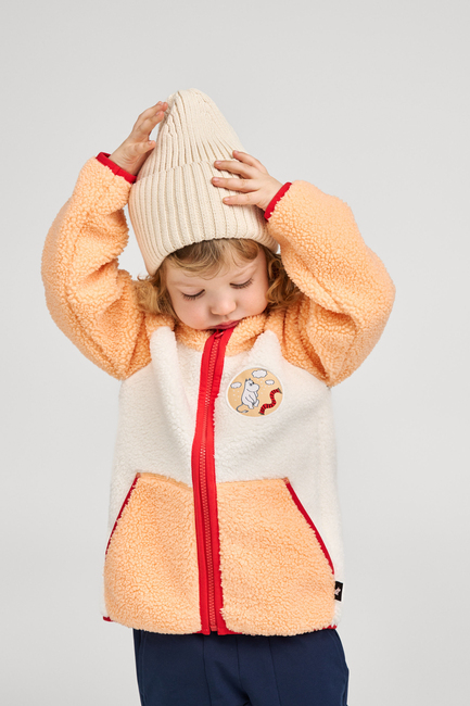 Reima Moomin Kramgo Fleecejacke, Apricot