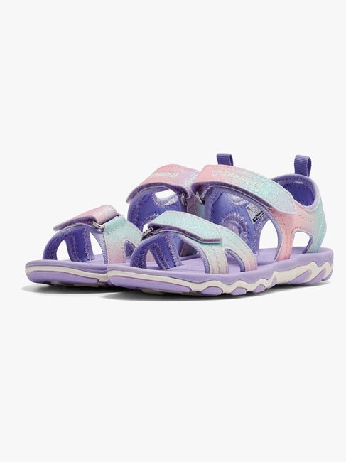 Hummel Glitter Jr Sandalen, Multi Color Pink