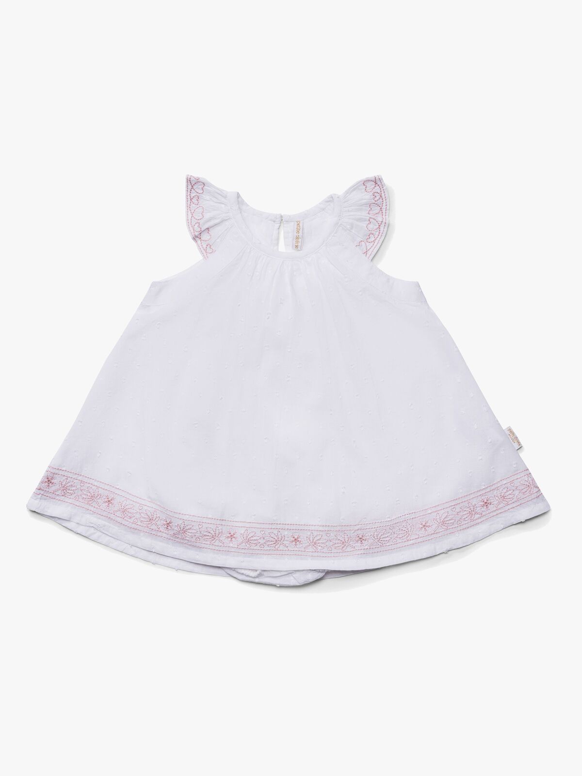 Petite Chérie Atelier Vere Kleid, White/Pink