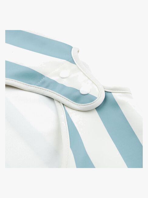 Done By Deer Langärmliges Lätzchen, Stripes Blue