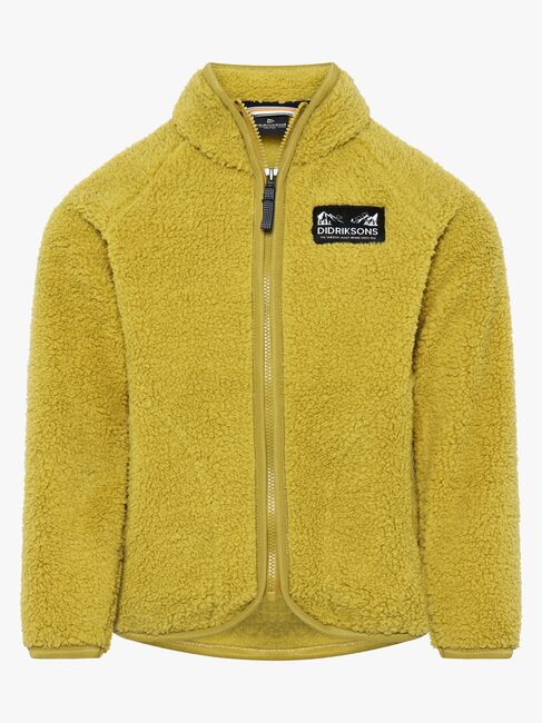 Didriksons Gibbs Fleecejacke, Yellow Pollen