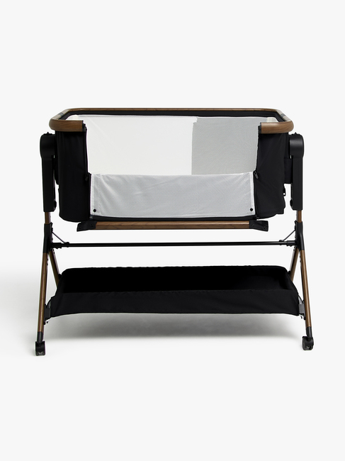 Beemoo CARE Luna Beistellbett, Black/Ebony Oak