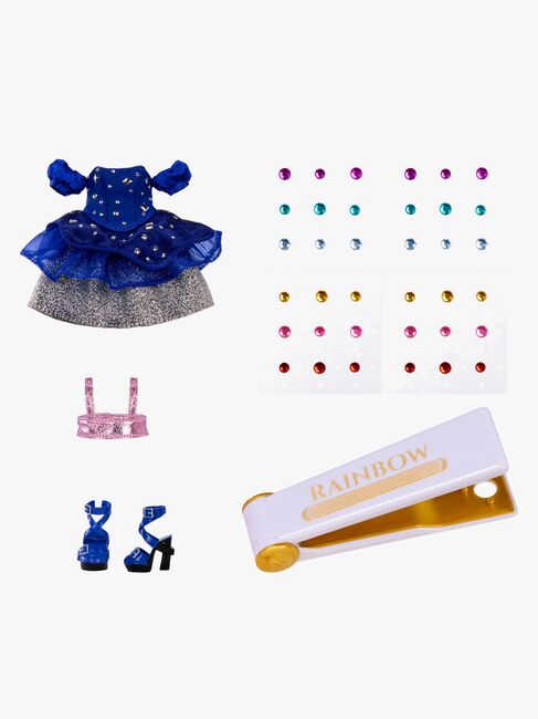 Rainbow High Be Dazzling Modepuppe Genevieve Bleue, Blau
