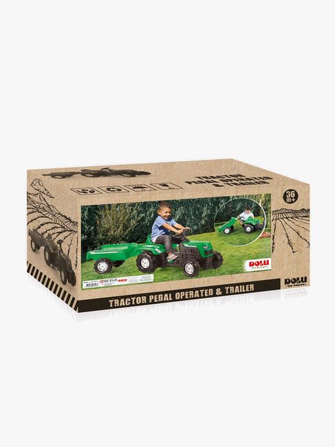 DOLU Ranchero Trettraktor Mit Anhänger, Grün 8Ranch-246-3467_3a.jpg
