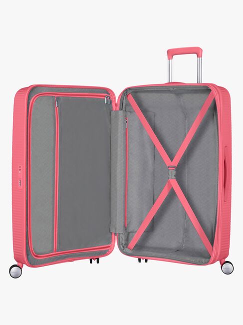 American Tourister Soundbox Spinner Reisekoffer 71,5-81L, Sun Kissed Coral