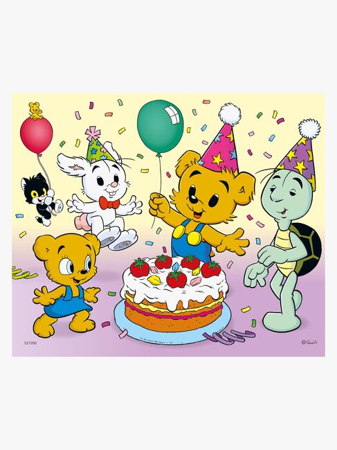 Egmont Kärnan Bamse Holzpuzzle mit Fest-Motiv 15 Teile