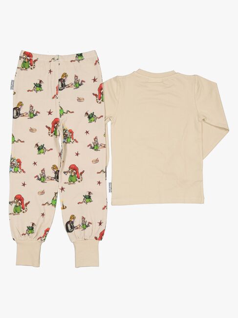 Geggamoja Pettersson Und Findus Pyjama 2-Teilig, Beige 3867-16-1448_4a.jpg
